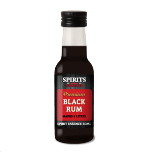 Spirits Unlimited Black Rum bottle, 50ml