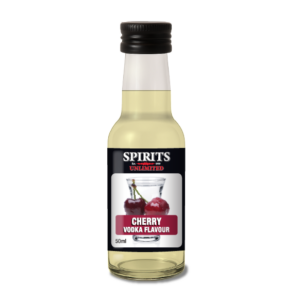 50ml Spirits Unlimited cherry vodka flavour bottle