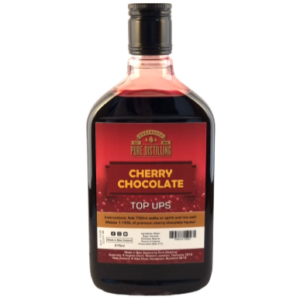 Bottle of Pure Distilling Cherry Chocolate Top Ups