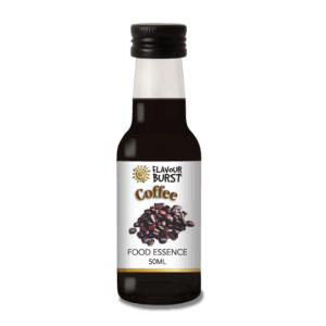 Coffee flavour food essence in a 50mL bottle