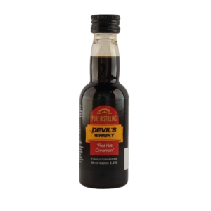 Bottle of Devil's Whisky cinnamon flavour concentrate