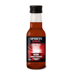 Small bottle of Nitro Vodka Flavour by Spirits Unlimited