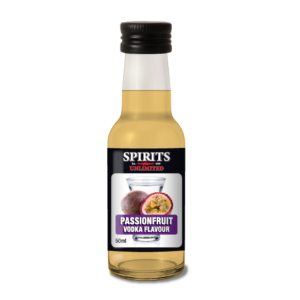 Passionfruit vodka flavour in 50ml bottle