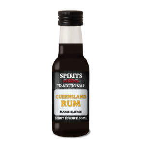 Queensland Rum spirit essence bottle