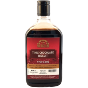 Tim's Chocolate Biscuit liquor bottle from Pure Distilling