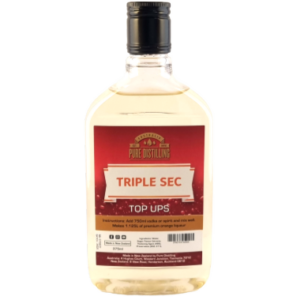 Bottle of Pure Distilling Triple Sec liquor