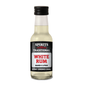 Bottle of Traditional White Rum Spirit Essence