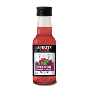 Wild berry vodka flavour bottle, Spirits Unlimited